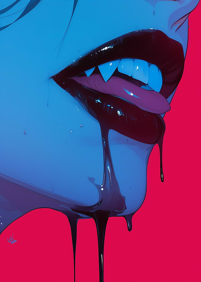 Dripping Lips