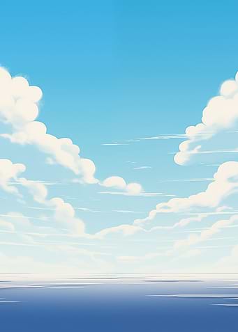 Blue Sky and Sea