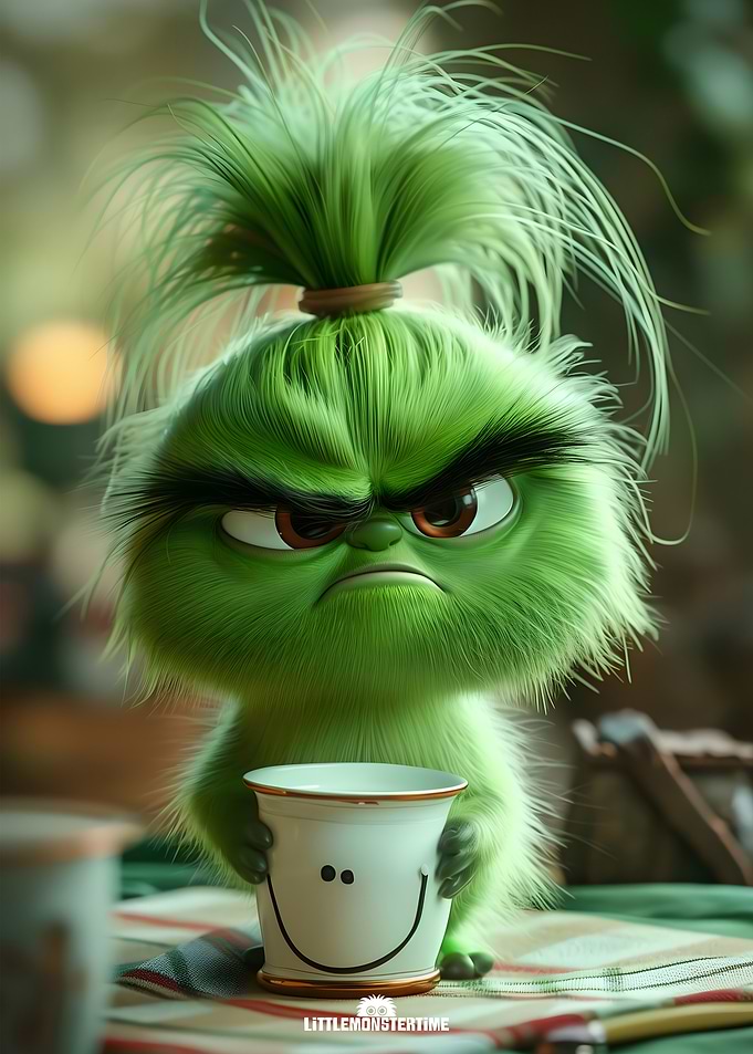 Grumpkin Holding a Mug