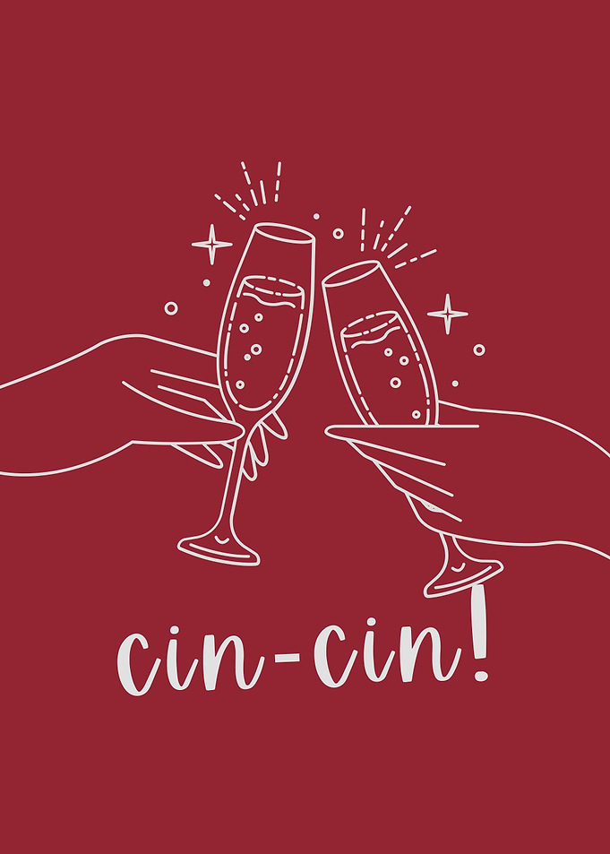 Cheers with Champagne