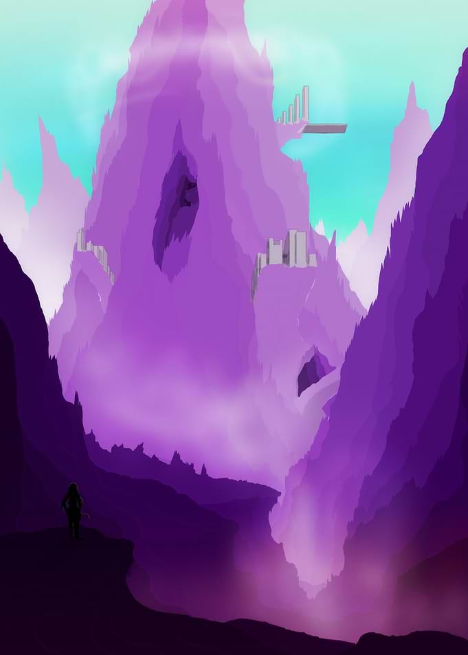 Heart Canyon Cityscape
