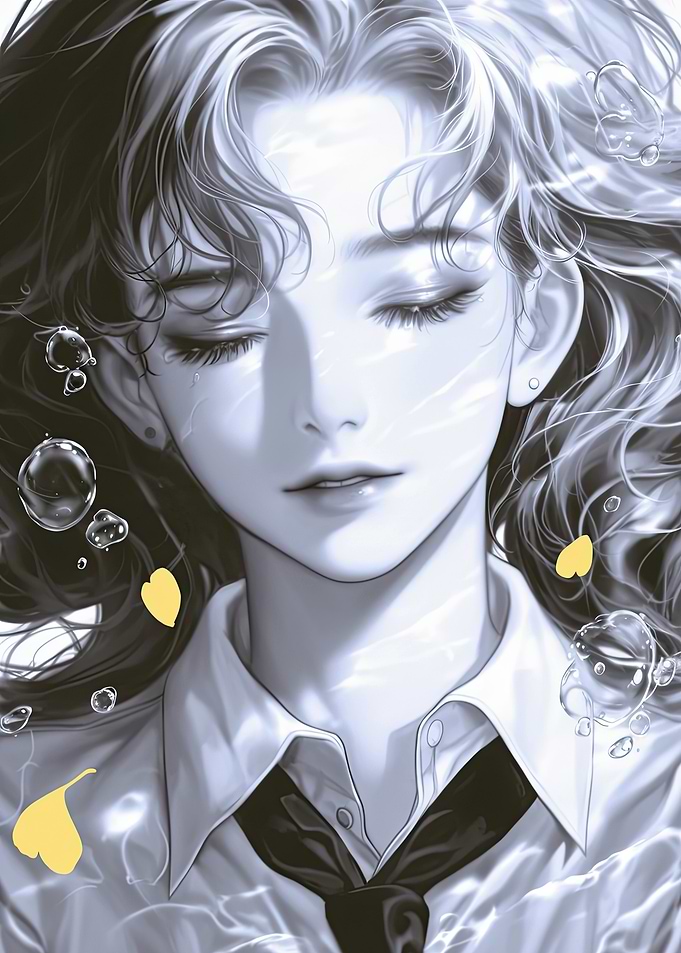 Anime Girl Underwater