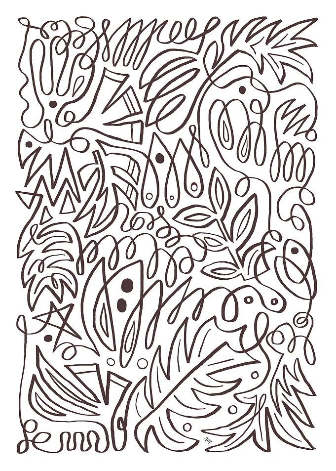 Abstract Doodle Set Two