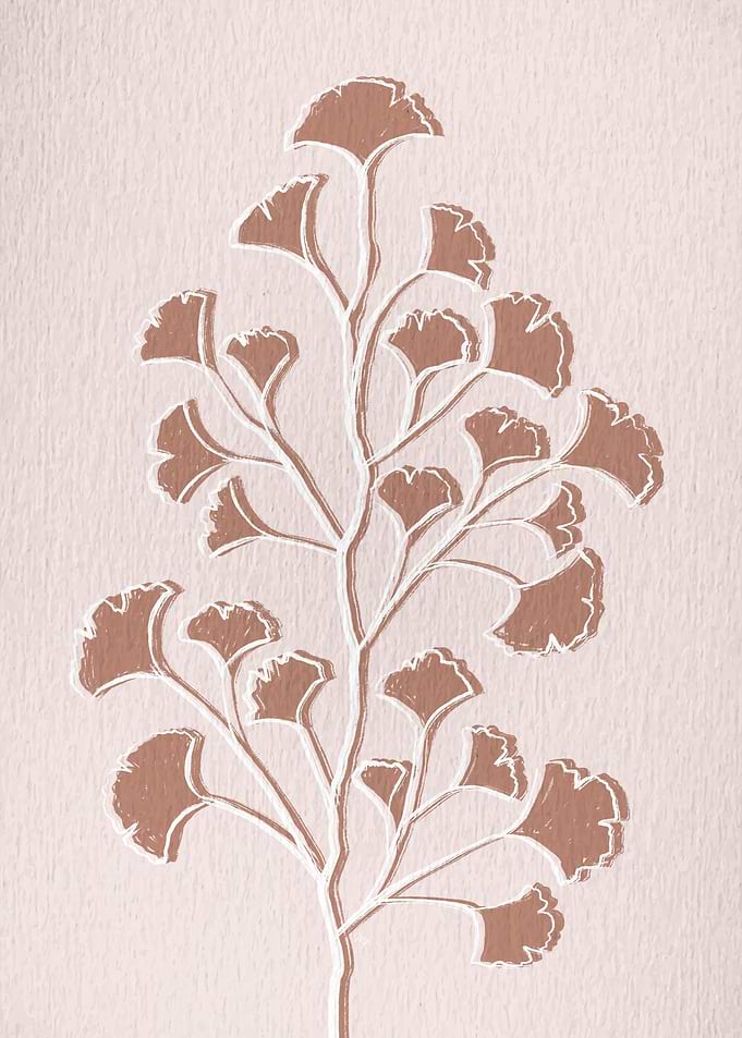 Ginkgo Leaf Branch Art