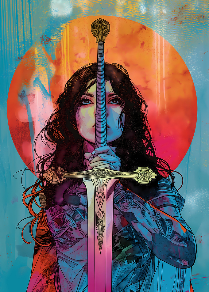 Warrior Woman with Sword