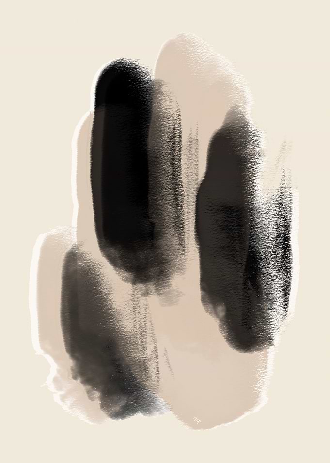 Abstract Mocha Paint Dots