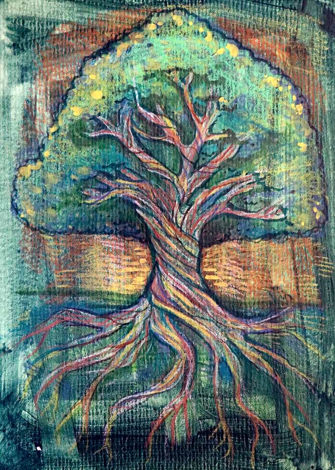 Tree of Life Painting Yggdrasil