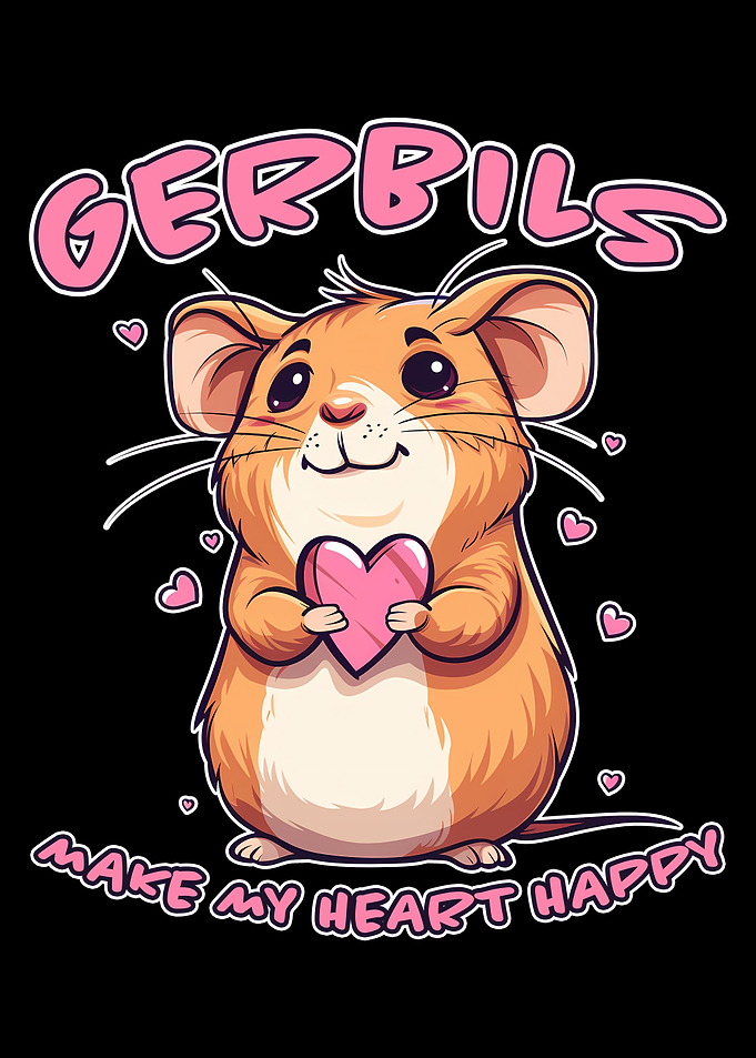 Gerbil Love Graphic