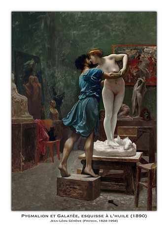 Pygmalion and Galatea Painting