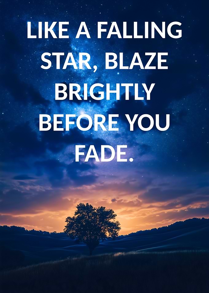 Falling Star Quote