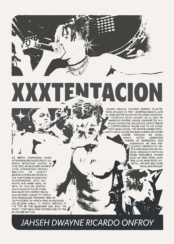 XXXTentacion Music Poster