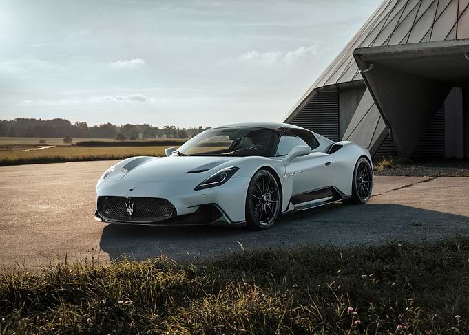 White Maserati MC20 Supercar
