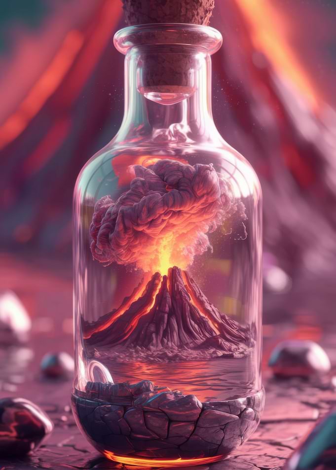 Volcano in a Bottle