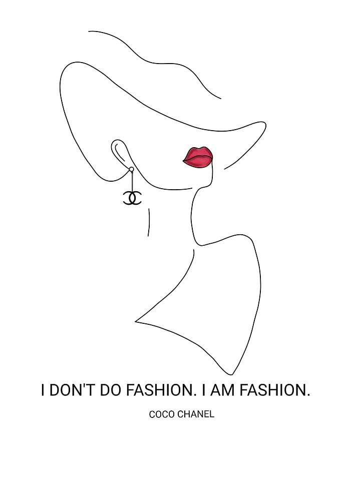 Fashion Line Art