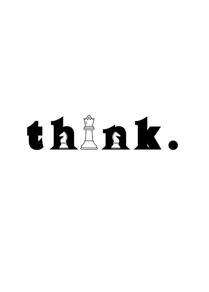 Chess Think Poster