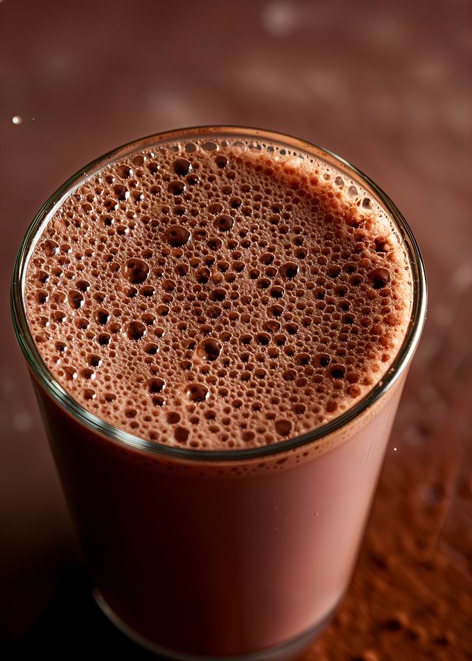 Chocolate Milk in Glass