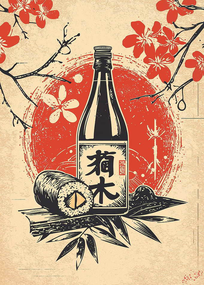 Japanese Sake and Sushi