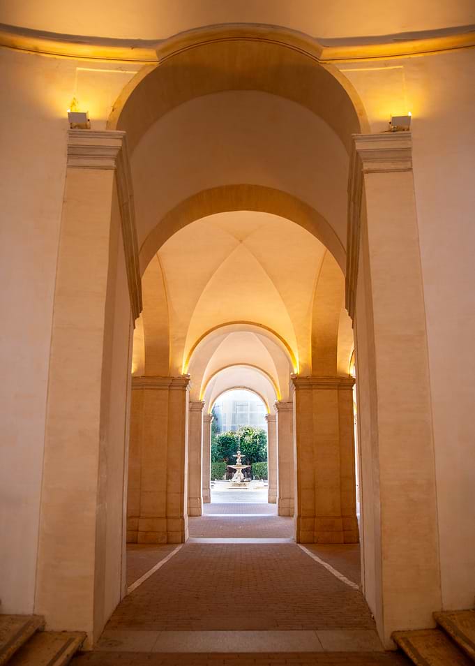 Arched Courtyard Entrance