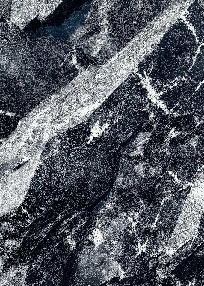 Black and White Granite Stone Texture