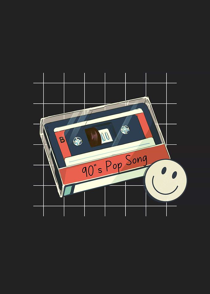 90's Pop Song Cassette Tape