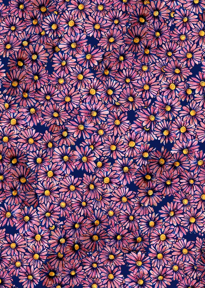 Pink Daisy Pattern