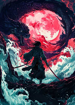 Samurai vs Dragon