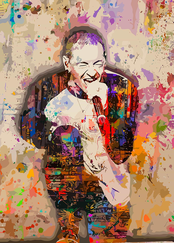 Chester Bennington Digital Art