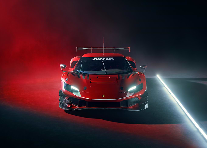 Red Ferrari Race Car