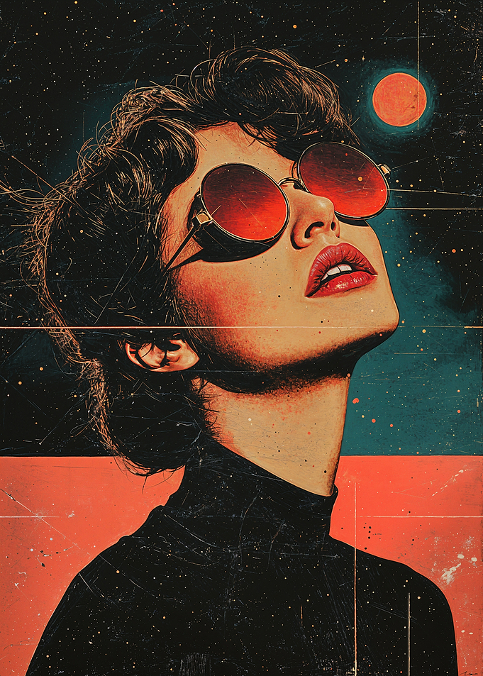 Woman Gazing at the Stars