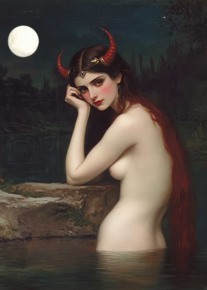 Moonlit Water Nymph