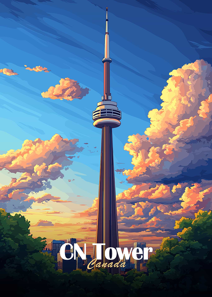 CN Tower Sunset