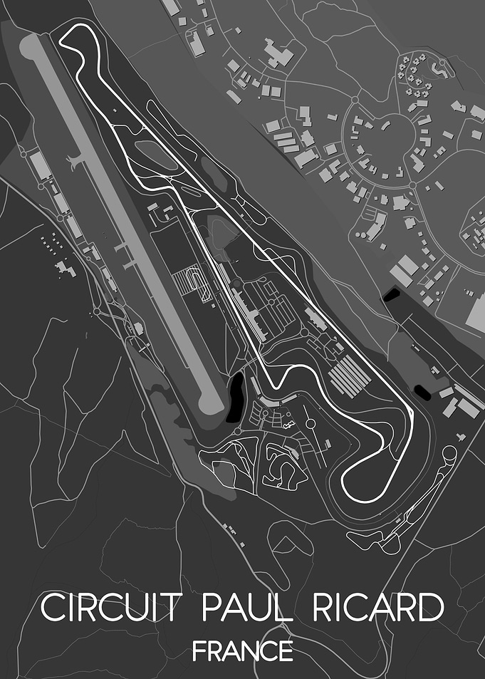 Paul Ricard Circuit Map