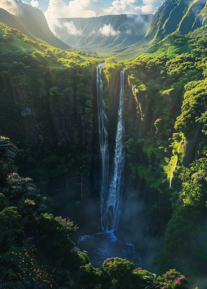 Jungle Waterfall