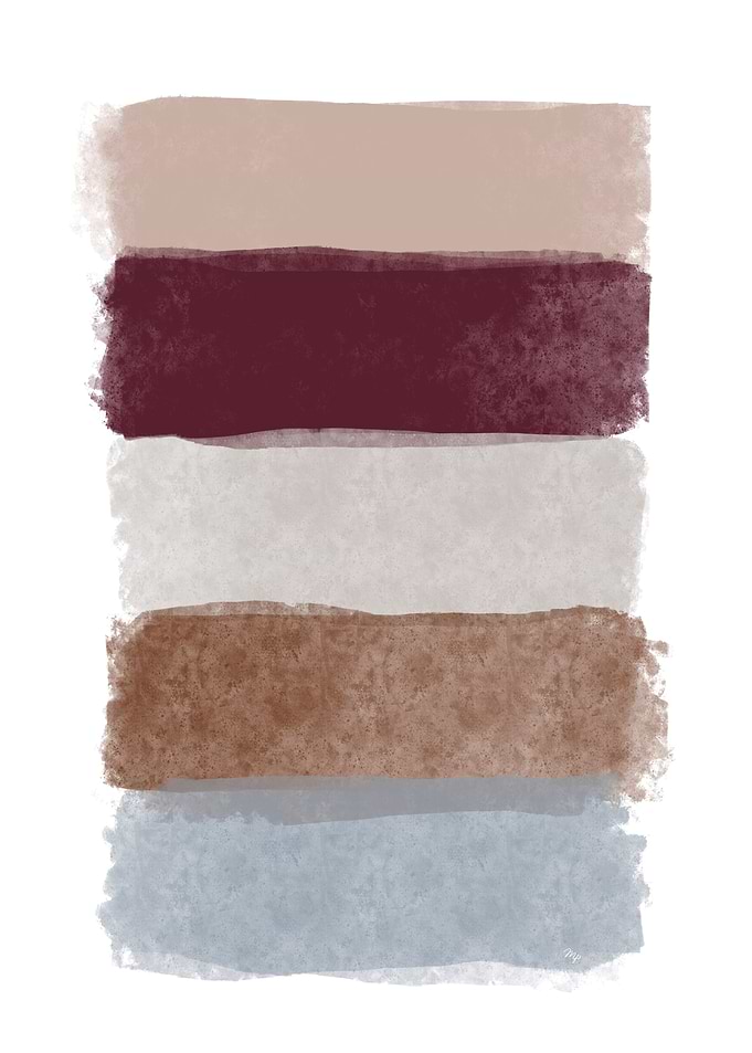 Abstract Mocha Fabrics Set Two
