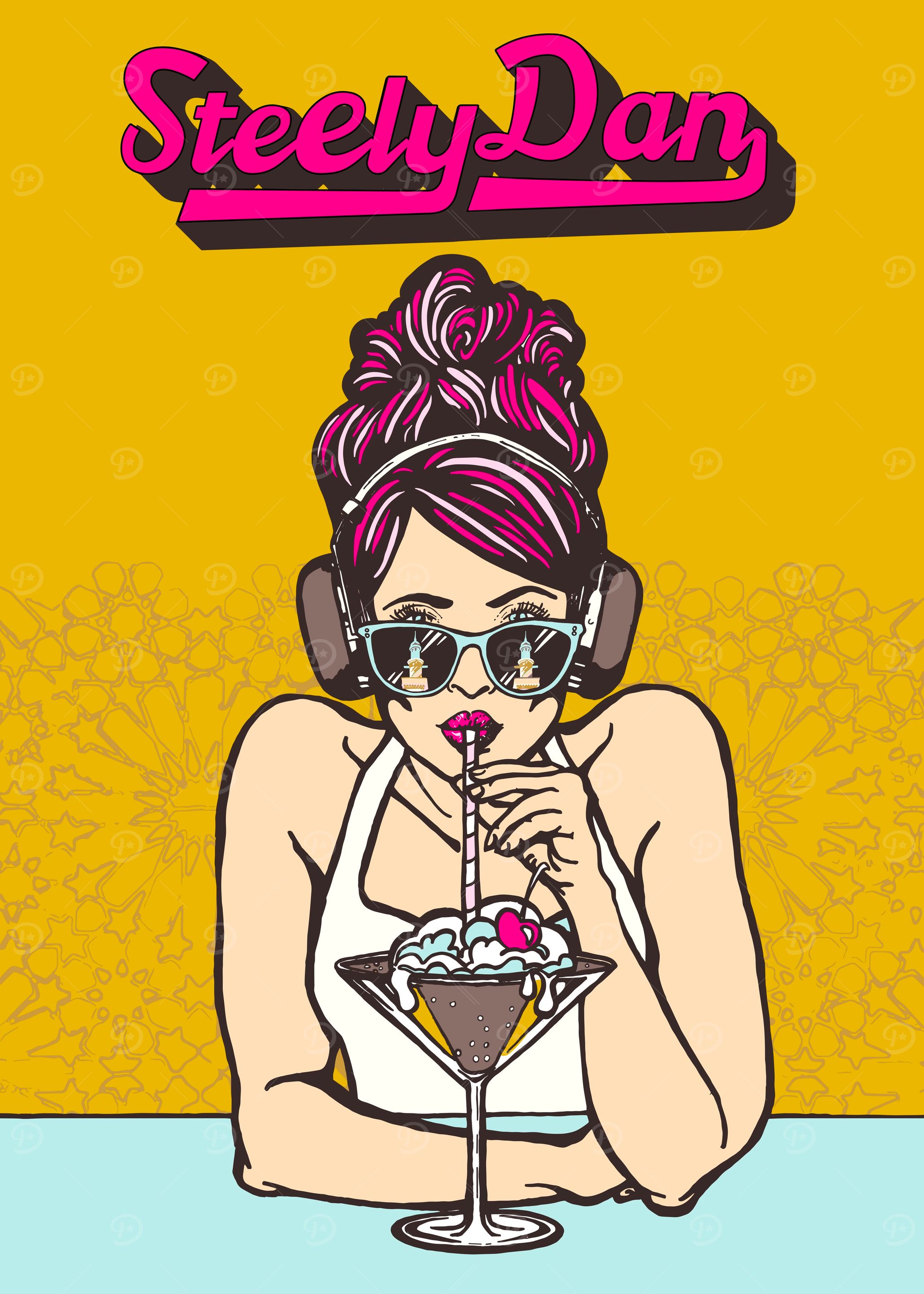 Steely Dan Retro Poster