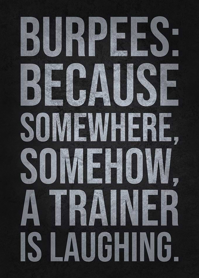 Burpees, Funny Workout, Personal Trainer