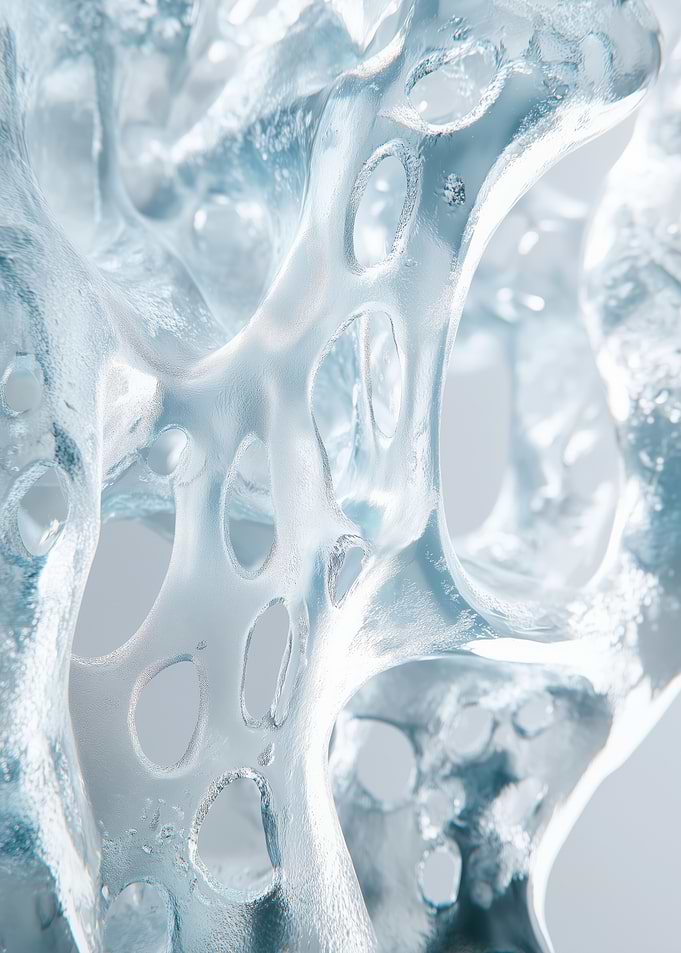 Abstract Hydrogel Sculpture