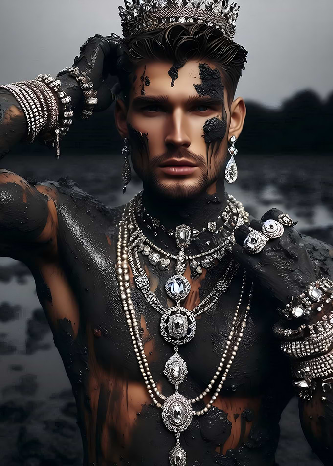 Muddy King with Jewels