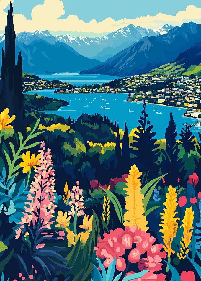 Beautiful New Zealand Minimalist Art