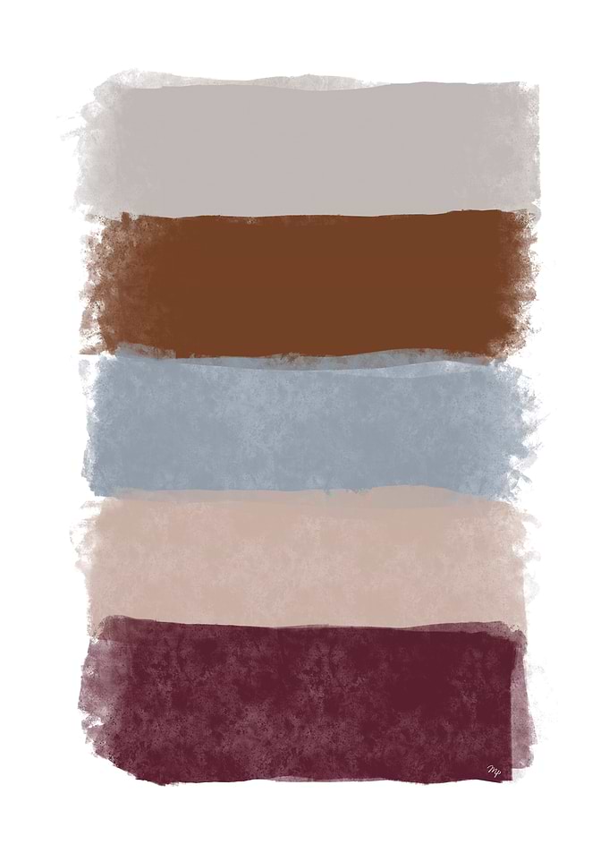 Abstract Mocha Fabrics Set One