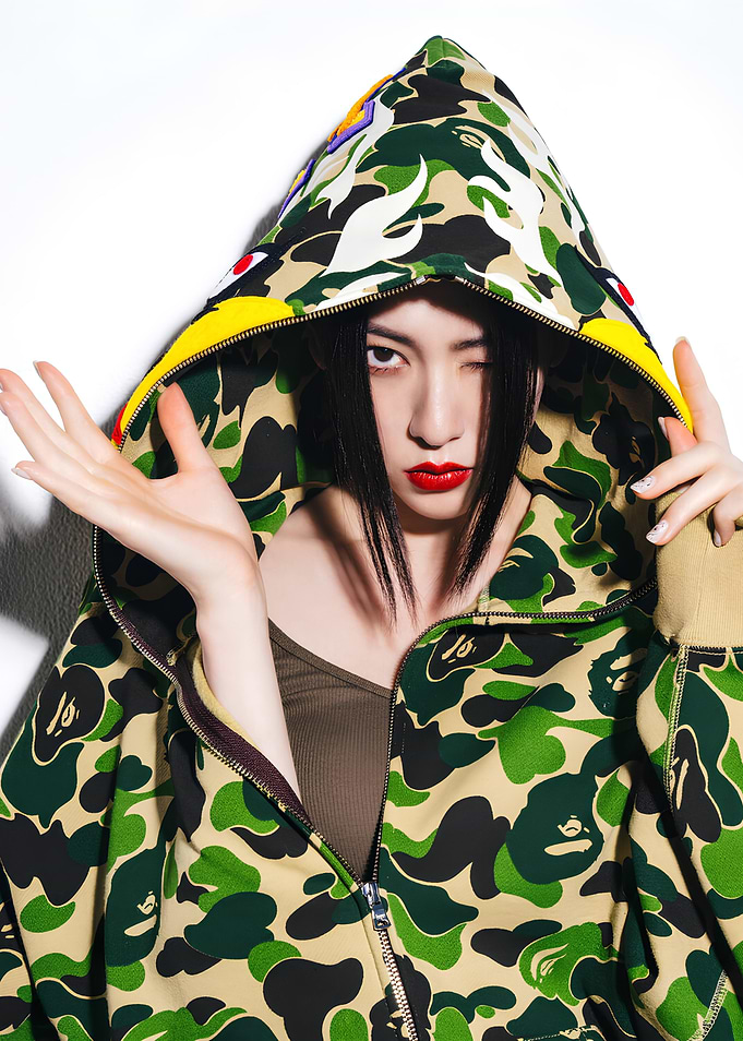 A. BATHING. APE. BAPE.
