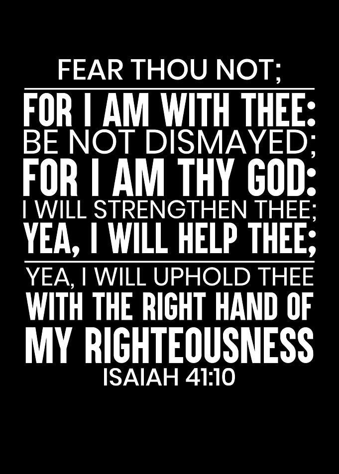 Isaiah 41:10 Bible Verse