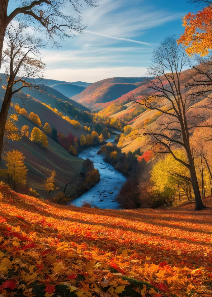 Autumn River Valley