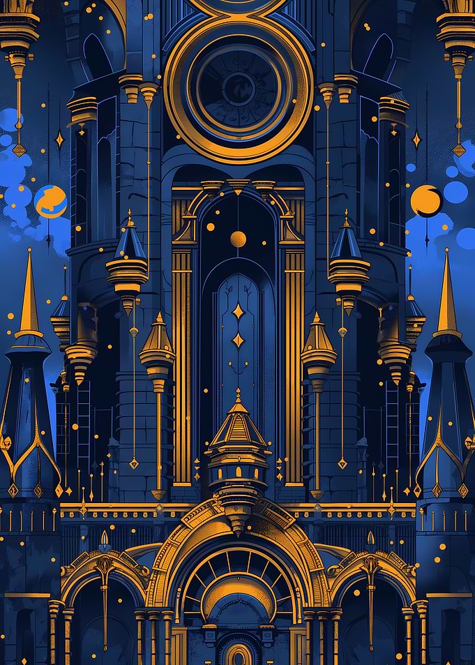 Fantasy Castle Illustration