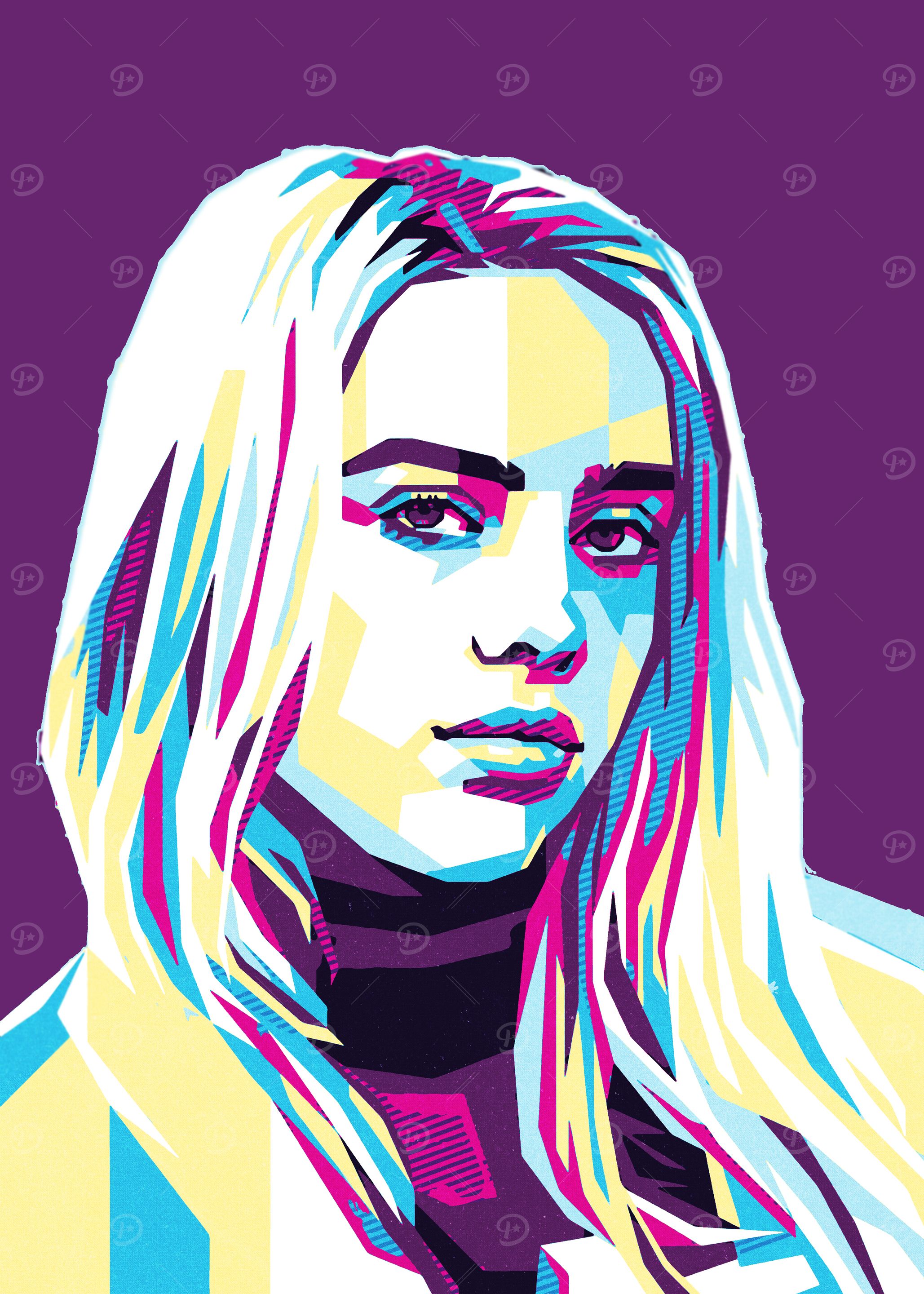 Billie Eilish Pop Art