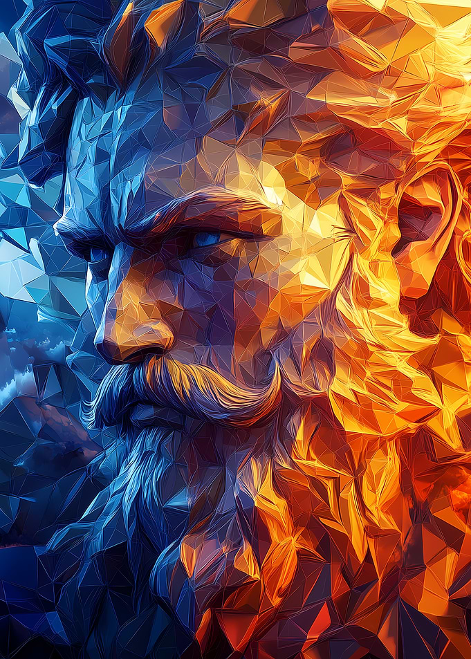 Abstract Portrait of Zeus
