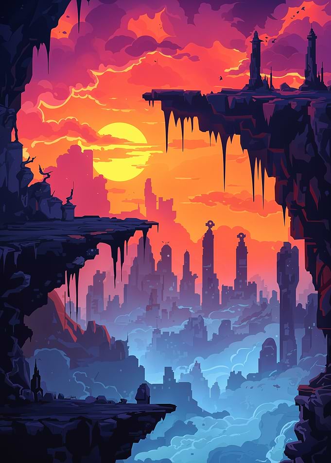 Sunset Cityscape