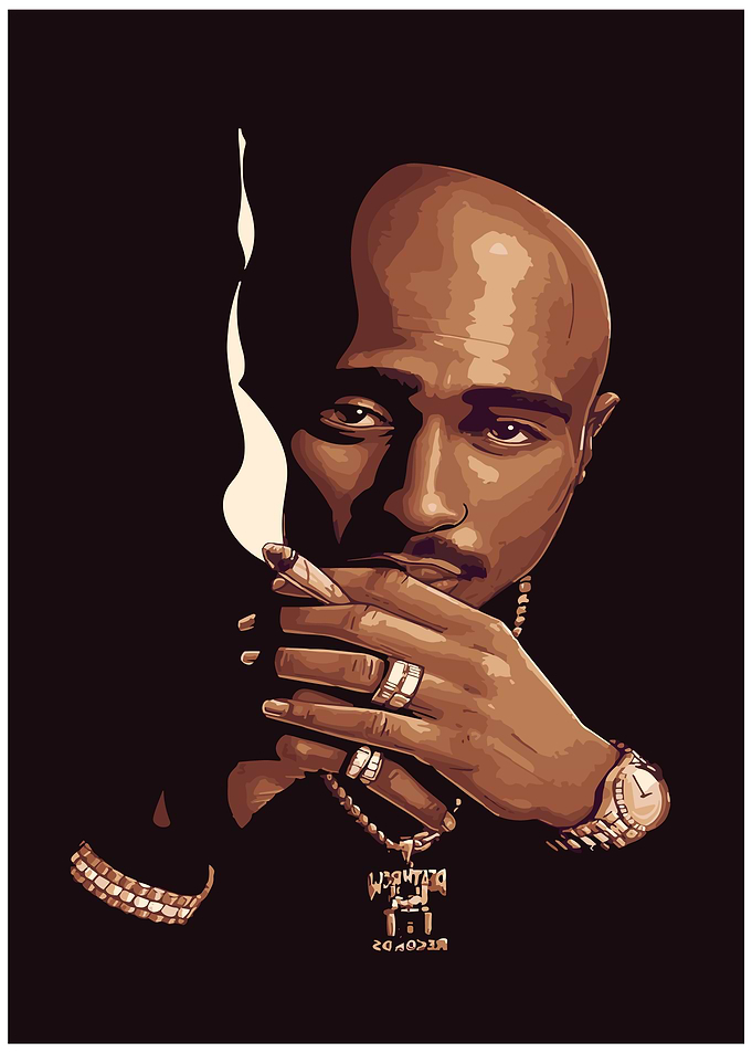 Tupac Shakur Portrait