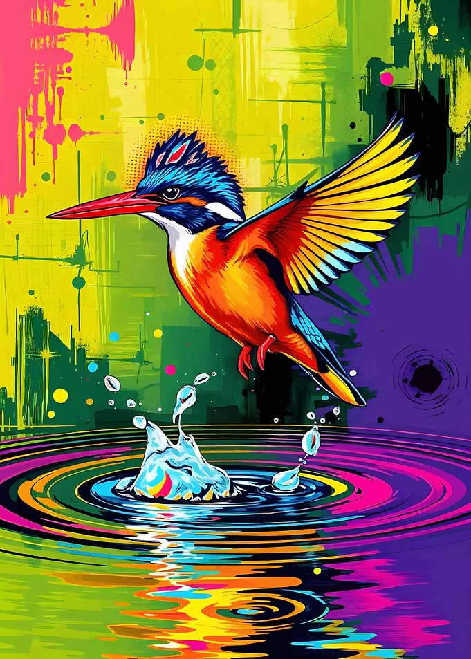 Kingfisher Splash