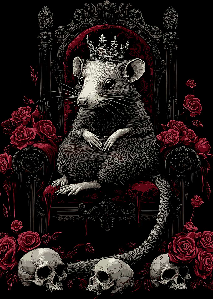 Opossum King on Throne